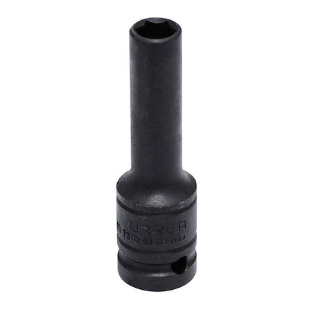 Urrea 1/2" drive 6-pt thin-wall deep impact socket 10MM 7310MD
